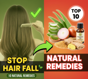 Top 10 Natural Remedies to Stop Hair Fall