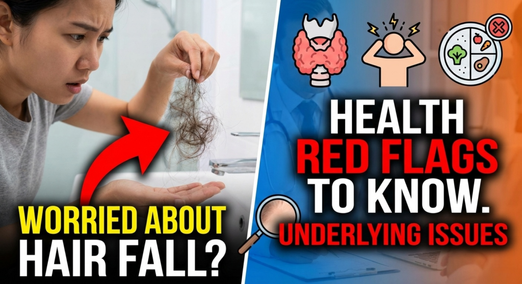 When to Worry About Hair-fall Signs of Underlying Health Issues