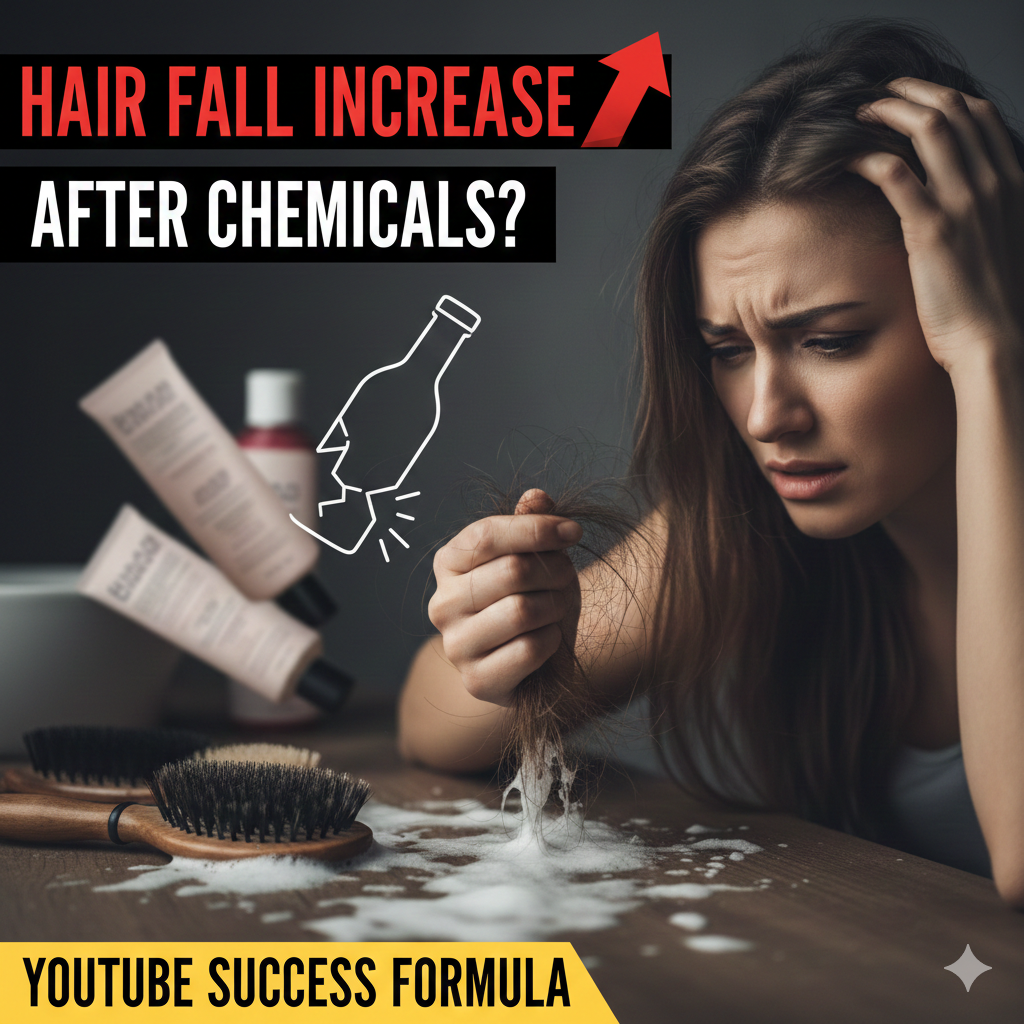 Why Hair Fall Increases After Using Chemical Products