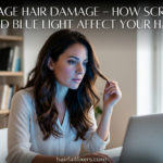 Digital Age Hair Damage – How Screen Time and Blue Light Affect Your Hair